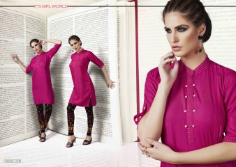 S MORE FASHION TIPTOP RAYON KURTI CASUAL WEAR COLLECTION WHOLESALE (8)