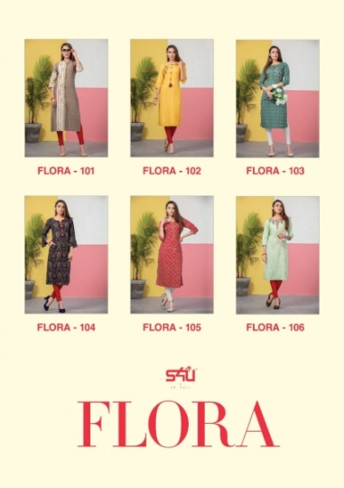 S4U FLORA CATALOG FANCY KURTIS COLLECTION  (1)