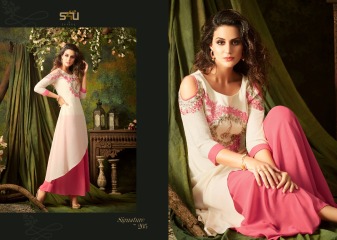 S4U SHIVALI BY SIGNATURE VOL 2 HEAVY GEORGETTE DESIGNER KURTI COLLECTION WHOLESALE BEST RATE BY GOSIYA EXPORTS SURAT (5)