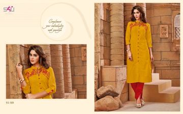 S4U SHIVALI BY SOPHIE VOL 3 CATALOGUE COTTON REYON KURTI WHOLESALE SURAT BEST RATE BY GOSIYA EXPORTS (1)