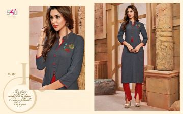 S4U SHIVALI BY SOPHIE VOL 3 CATALOGUE COTTON REYON KURTI WHOLESALE SURAT BEST RATE BY GOSIYA EXPORTS (12)