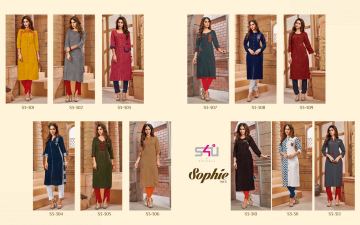 S4U SHIVALI BY SOPHIE VOL 3 CATALOGUE COTTON REYON KURTI WHOLESALE SURAT BEST RATE BY GOSIYA EXPORTS (13)