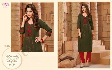 S4U SHIVALI BY SOPHIE VOL 3 CATALOGUE COTTON REYON KURTI WHOLESALE SURAT BEST RATE BY GOSIYA EXPORTS (5)