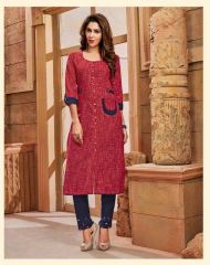 S4U SHIVALI BY SOPHIE VOL 3 CATALOGUE COTTON REYON KURTI WHOLESALE SURAT BEST RATE BY GOSIYA EXPORTS