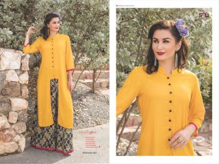 S4U SHIVALI COLLECTION WOOMANIYA VOL 6 WINTER SPECIAL KURTI WITH PLAZZO SET WHOLESALE BEST RATE BY GOSIYA EXPORTS DEAL (1026)