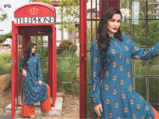 S4U SHIVALI COLLECTION WOOMANIYA VOL 6 WINTER SPECIAL KURTI WITH PLAZZO SET WHOLESALE BEST RATE BY GOSIYA EXPORTS DEAL (1028)