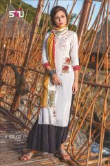 S4U STYLE STORY CATALOG RAYON KURTIS WITH DUPATTA COLLECTION WHOLESALER BEST RATE BY GOSIYA EXPORTS SURAT (2)
