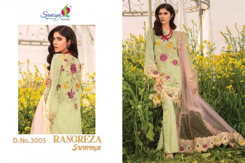 SAANIYA TRENDZ RANGREZA SUMMER LAWN VOL 19  (11)