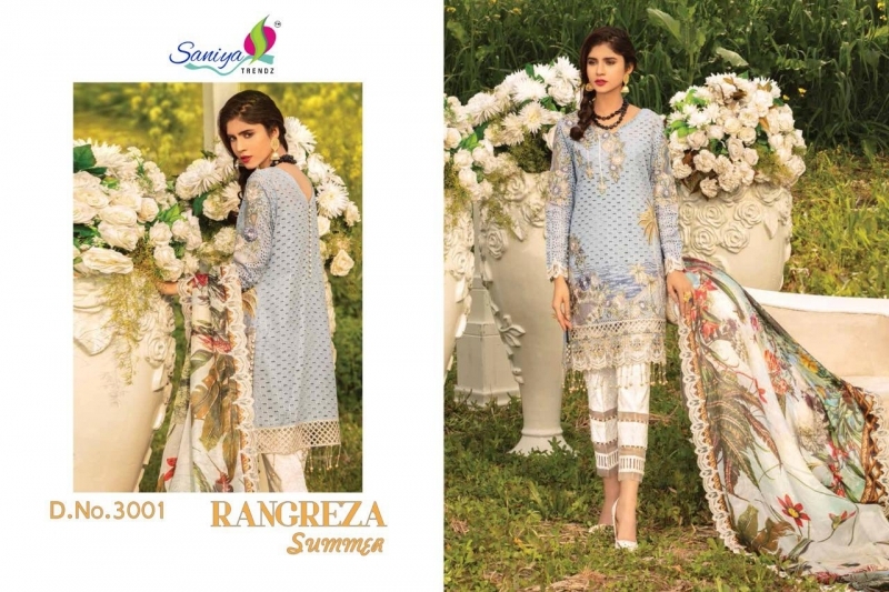 SAANIYA TRENDZ RANGREZA SUMMER LAWN VOL 19  (3)