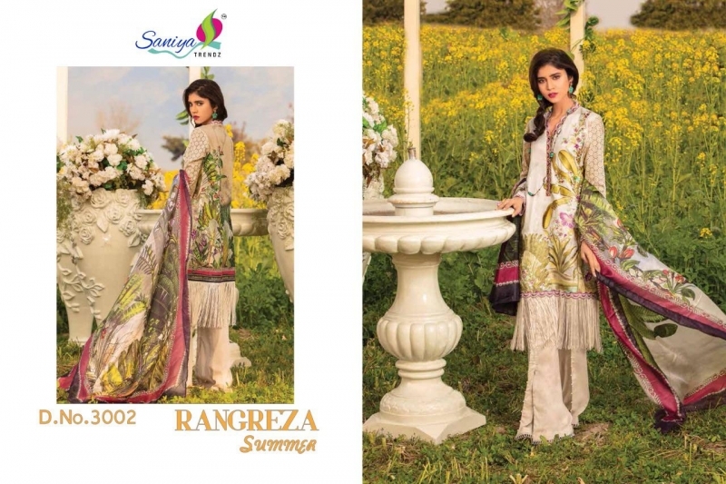 SAANIYA TRENDZ RANGREZA SUMMER LAWN VOL 19  (5)