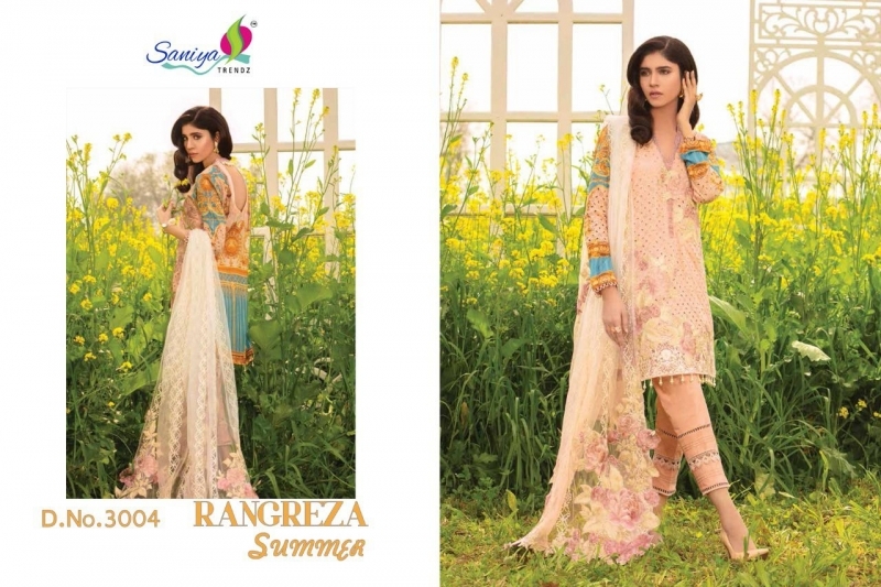 SAANIYA TRENDZ RANGREZA SUMMER LAWN VOL 19  (6)