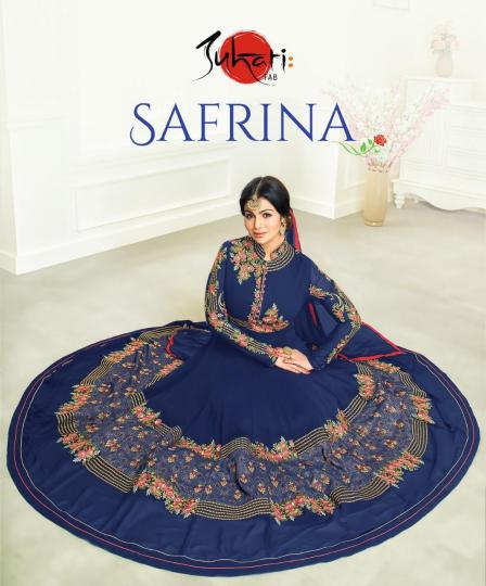 SAFRINA FOUX GEORGETTE WITH SELF EMBROIDERED WHOLESALE RATE AT GOSIYA EXPORTS SURAT  (12)
