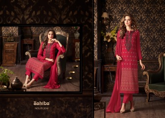 SAHIBA NOUR GEORGETTE WITH EMBROIDERY SALWAR KAMEEZ CATALOG WHOLESALE RATE (10)