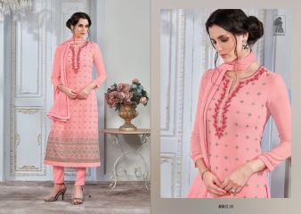 SAHIBA NOUR VO 9 GEORGETTE EMBROIDERY SUITS WHOLESALE BY GOSIYA EXPORTS SURAT (1)