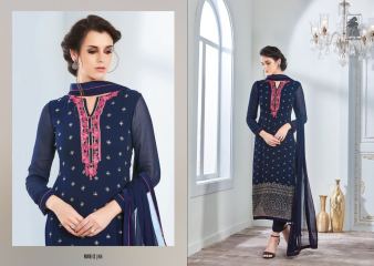 SAHIBA NOUR VO 9 GEORGETTE EMBROIDERY SUITS WHOLESALE BY GOSIYA EXPORTS SURAT (6)