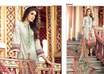 SAHIBA ZARNA COTTON LAWN DIGITAL PRINT WITH EMBROIDERY SUITS WHOLESLAE BEST RATE (3)
