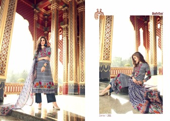 SAHIBA ZARNA COTTON LAWN DIGITAL PRINT WITH EMBROIDERY SUITS WHOLESLAE BEST RATE (7)