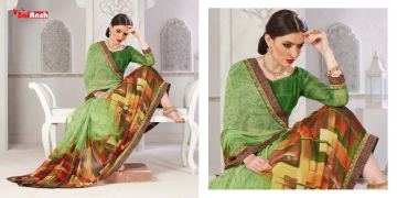 SAI ANSH MASTI DOLL CATALOGUE GEORGETTE PRINTS SAREES WHOLESALE COLLECTION SUPPLIER BEST RATE BY GOSIYA EXPORT SURAT (13)
