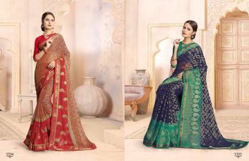 SAIANSH HASEENA CATALOGUE KHUSHI BRASSO CASUAL WEAR SAREES COLLECTION DEALER BEST RATE BY GOSIYA EXPORTS SURAT (3)