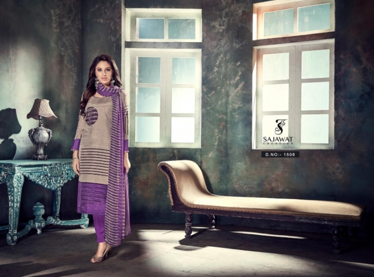 SAJAWAT CREATION LAUNCHED METRIX UPADA SILK FABRIC WITH  (2)