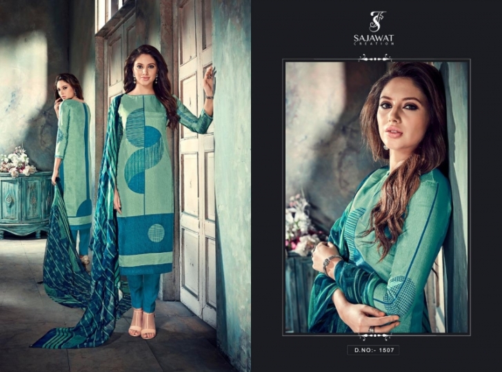 SAJAWAT CREATION LAUNCHED METRIX UPADA SILK FABRIC WITH  (4)