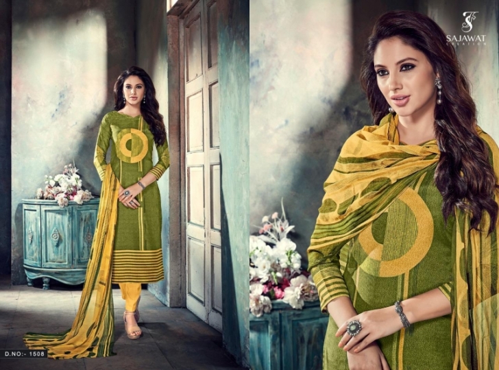 SAJAWAT CREATION LAUNCHED METRIX UPADA SILK FABRIC WITH  (7)