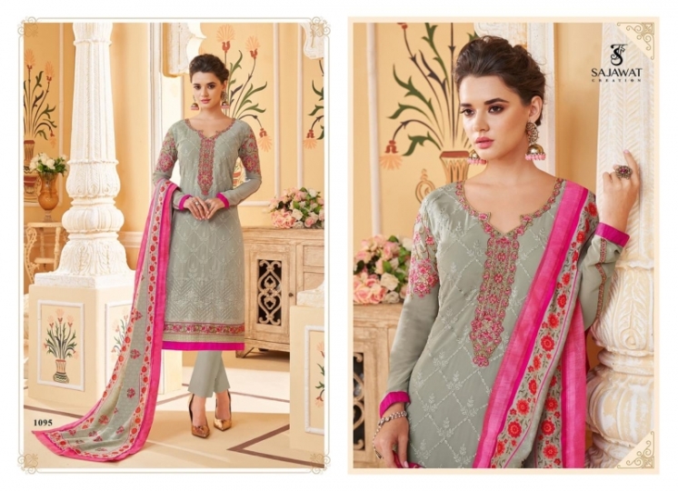 SAJAWAT CREATON LAKHNAVI VOL 3 HEAVY WORK READY MADE SUIT WHOLESALE DEALER BEST RATE BY GOSIYA EXPORTS SURAT (3)