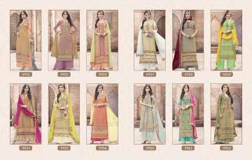 SALE-AALISHAN 5951 TO 5962 SERIES BY HAYA BEAUTIFUL EMBROIDERED STYL (1)