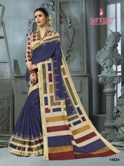 SANGAM PRINTS INDIAN BEAUTY COTTON PRINTED JARI BORDER SAREE SUPPLIER IN WHOLESALE BEST RATE BY GOSIYA EXPORTS (5)