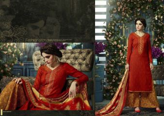 SARGAM PRINTS AARZU 8 CATALOG PASHMINA PRINTS EMBROIDERED SALWAR KAMEEZ WHOLESALE (12)