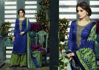 SARGAM PRINTS AARZU 8 CATALOG PASHMINA PRINTS EMBROIDERED SALWAR KAMEEZ WHOLESALE (3)