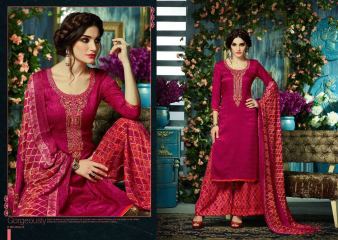 SARGAM PRINTS AARZU 8 CATALOG PASHMINA PRINTS EMBROIDERED SALWAR KAMEEZ WHOLESALE (4)