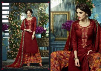 SARGAM PRINTS AARZU 8 CATALOG PASHMINA PRINTS EMBROIDERED SALWAR KAMEEZ WHOLESALE (6)