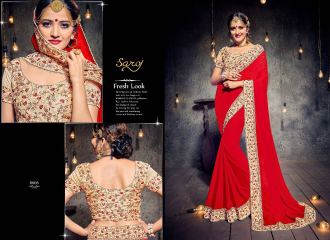 SAROJ SAREES MISS WORLD 2 COLLECTION EMBROIDERED SAREES WHOLSALE SELLER BEST RATE BY GOSIYA EXPORTS SURAT (7)