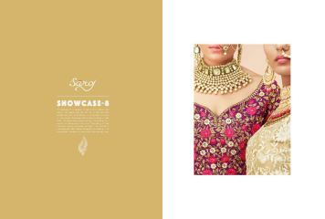 SAROJ SAREES SHOW CASE VOL 8 FANCY PARTY WEAR SAREE CATALOG AT WHOLESALE BEST RATE BY GOSIYA EXPORTS SURAT (15)
