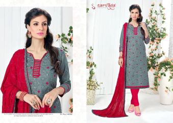 SARVADA CREATION COTTON KING CASUAL DRESS MATERIAL BUY ONLINE WHOLESALE BEST RATE BY GOSIYA EXPORTS FROM SURAT (2)