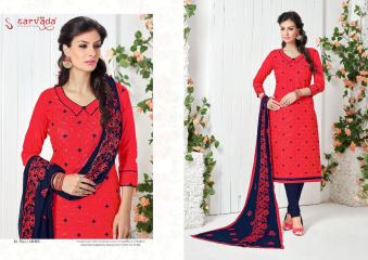 SARVADA CREATION COTTON KING CASUAL DRESS MATERIAL BUY ONLINE WHOLESALE BEST RATE BY GOSIYA EXPORTS FROM SURAT (8)