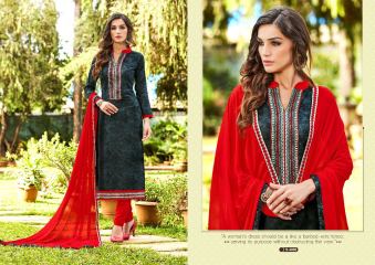 SARVADA CREATION FABULOUS VOL 2 COTTON SUITS WHOLESALE DEALER BEST RATE BY GOSIYA EXPORTS SURAT (6)