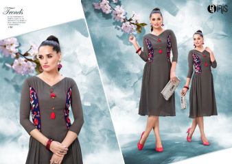 SARVADA CREATION IRIS VOL 2 CATALOGUE GEORGETTE EMBROIDERED KURTI COLLECTION BEST RATE BY GOSIYA EXPORT SURAT (2)
