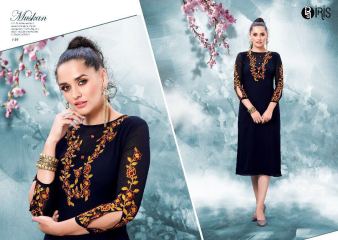 SARVADA CREATION IRIS VOL 2 CATALOGUE GEORGETTE EMBROIDERED KURTI COLLECTION BEST RATE BY GOSIYA EXPORT SURAT (5)
