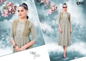 SARVADA CREATION IRIS VOL 2 CATALOGUE GEORGETTE EMBROIDERED KURTI COLLECTION BEST RATE BY GOSIYA EXPORT SURAT (8)