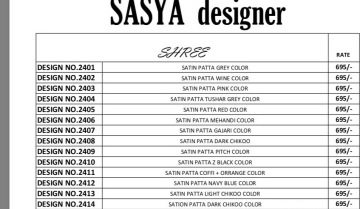 sasya designer shree saree catalog WHOLESALE RATE (16)