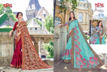 SERIES 34011 BY VIPUL FASHION CHILLI SILK SAREES DIWALI FESTIVAL COLLECTION WHOLESALE BEST ARTE BY GOSIYA EXPORTS SURAT (169)