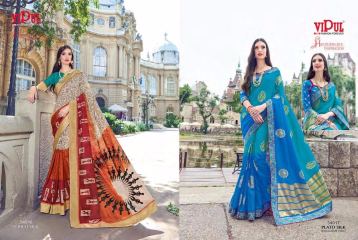 SERIES 34011 BY VIPUL FASHION CHILLI SILK SAREES DIWALI FESTIVAL COLLECTION WHOLESALE BEST ARTE BY GOSIYA EXPORTS SURAT (171)