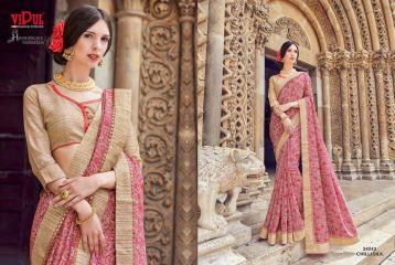 SERIES 34011 BY VIPUL FASHION CHILLI SILK SAREES DIWALI FESTIVAL COLLECTION WHOLESALE BEST ARTE BY GOSIYA EXPORTS SURAT (180)