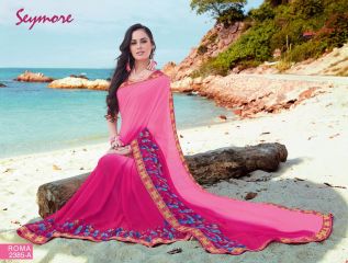 SEYMORE BY SUMMER 17 WHOLESALE GEORGETTE PRINTS SAREES BY SEYMORE BEST RATE (11)