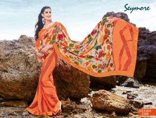 SEYMORE BY SUMMER 17 WHOLESALE GEORGETTE PRINTS SAREES BY SEYMORE BEST RATE (15)