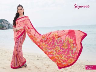 SEYMORE BY SUMMER 17 WHOLESALE GEORGETTE PRINTS SAREES BY SEYMORE BEST RATE (5)