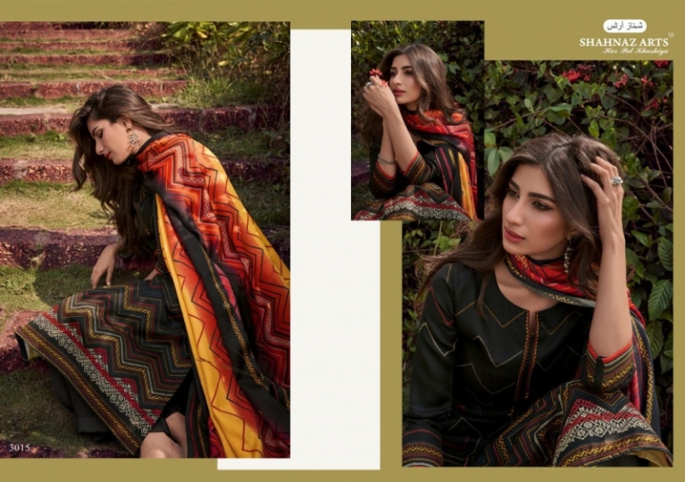 SHAHNAZ ARTS PRESENTS GULSHAN VOL 4 PURE PASHMINA FABRIC DRESS MATERIAL  WHOLESALE  DEALER BEST RATE BY GOSIYA EXPORTS SU (26)