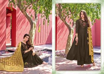 SHAI AZVA CATALOG PURE SILK ANARKALI PARTY WEAR EMBROIDERD & HANDWORK E (5)